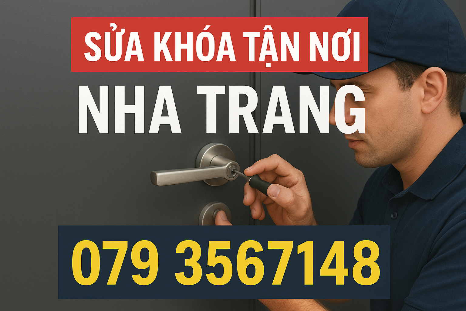 DỊCH VỤ SỬA KHÓA CHUYÊN NGHIỆP TẠI NHA TRANG 24/7  ————–                     HOTLINE 0793 567 148